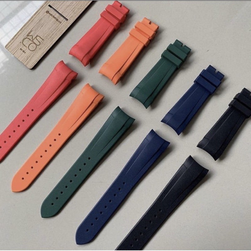 Rubber Strap Curved type T Tali Jam Tangan Karet Tudor Seiko Sea Urchin