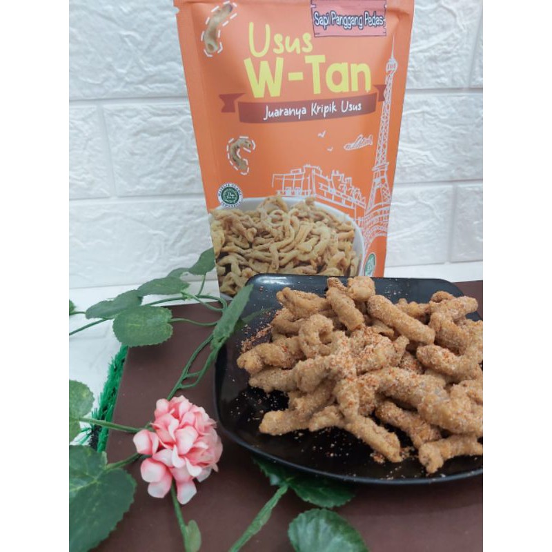 KERIPIK USUS KRISPY / USUS W-TAN JUARANYA KERIPIK USUS FREE PACKING BUBBLEWRAP