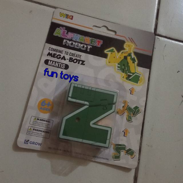 wiki alphabet alfabet huruf robot megabotz N - Z