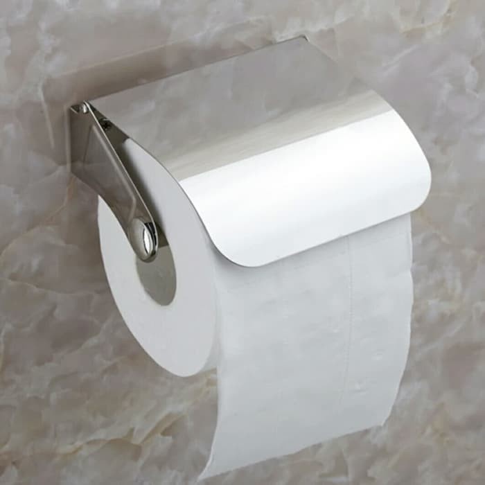 Tempat Tissue Gulung Tisu Tisue Roll Toilet WC Kamar Mandi Stainless/Tempat tissue . Paper holder .roll tisue . Tempat Tisu gulung . Tempat tissue stenlis/Tempat Tisu Gulung Toilet Tissue WC Tisue Kamar Mandi/Tempat Tissue Roll BERKUALITAS