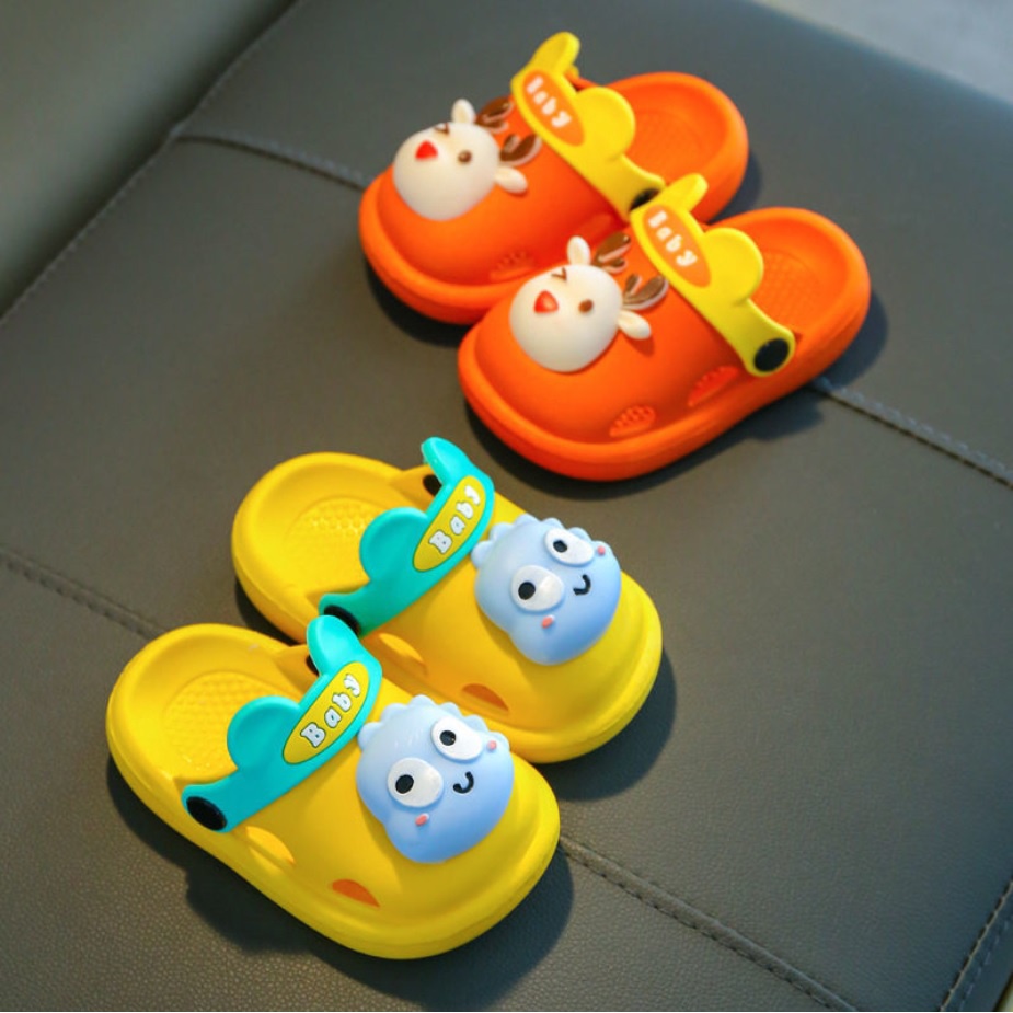 Sandal eva import anak motif Rusa / Dino / Kelinci