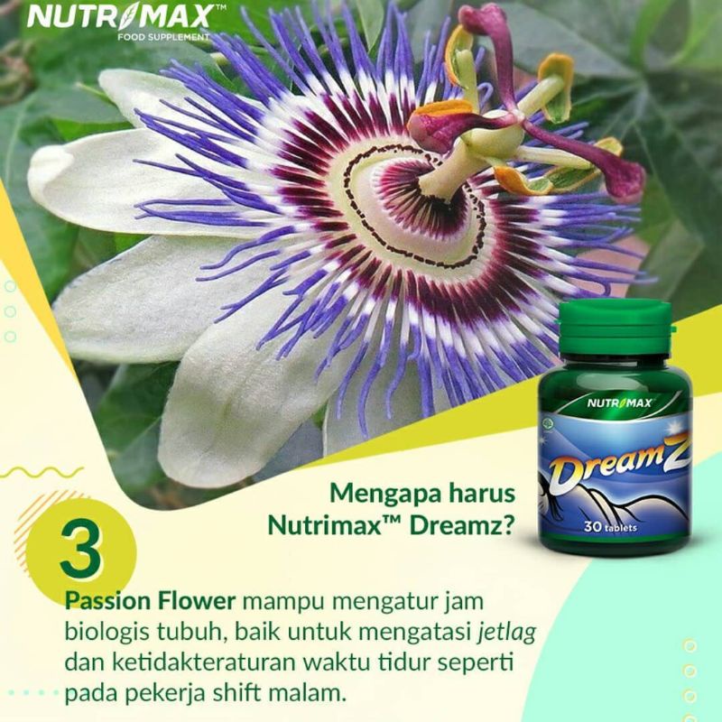 NUTRIMAX SWEET DREAMS DREAMZ DREAM VITAMIN OBAT SUSAH TIDUR NYENYAK