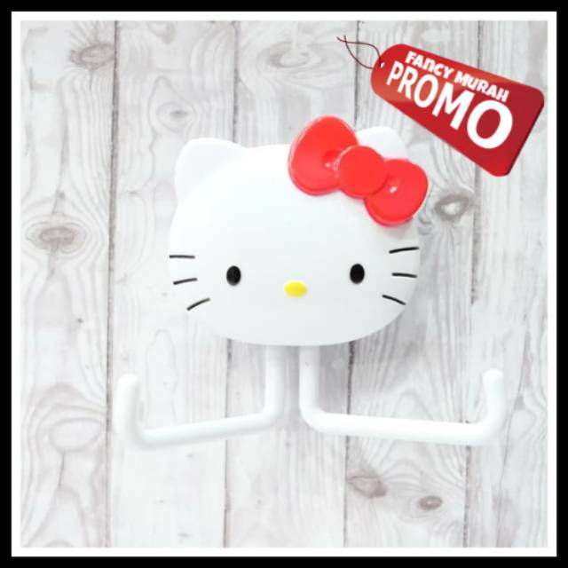 (PROMO) GANTUNGAN / HANGER COP LAP TANGAN / HANDUK KECIL HELLO KITTY & MINION HANGER HANDUK LAP TANG
