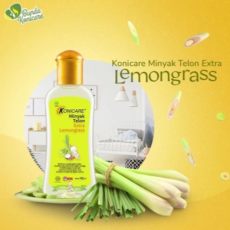 Konicare Minyak Telon Reguler/ Plus/ Extra Lemongrass 30 ml, 60 ml, 125 ml