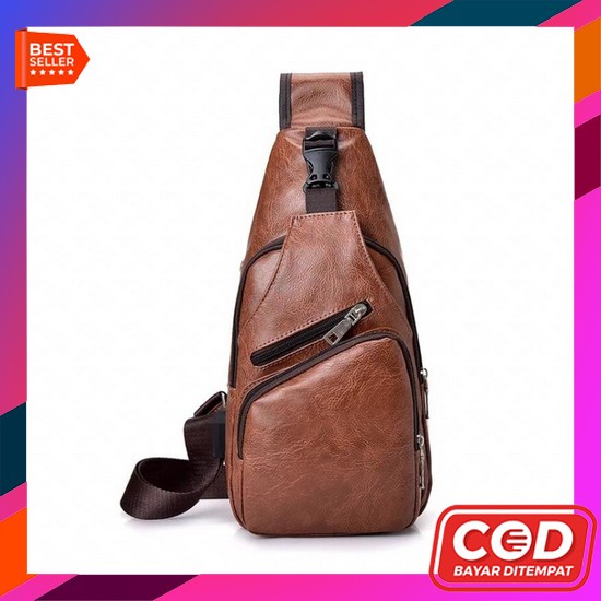 Polo Power 039S Tas Selempang Pria Tas Polo Original Sling Bag Import - 999, 9 Inc Tas Selempang Kul