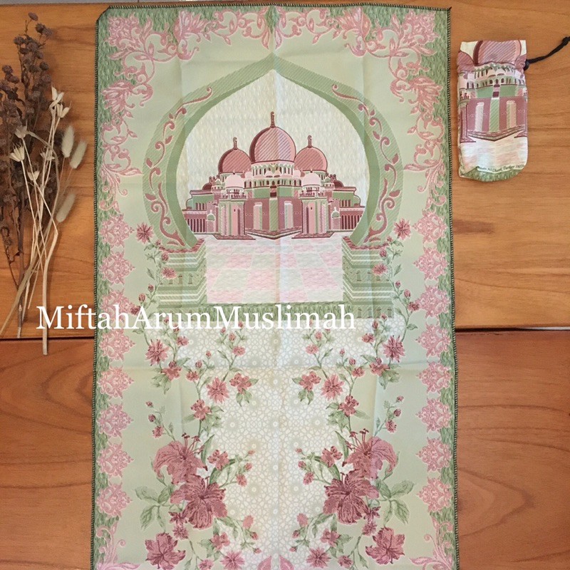 SAJADAH TRAVELING MOTIF MASJID DOMPET POUCH