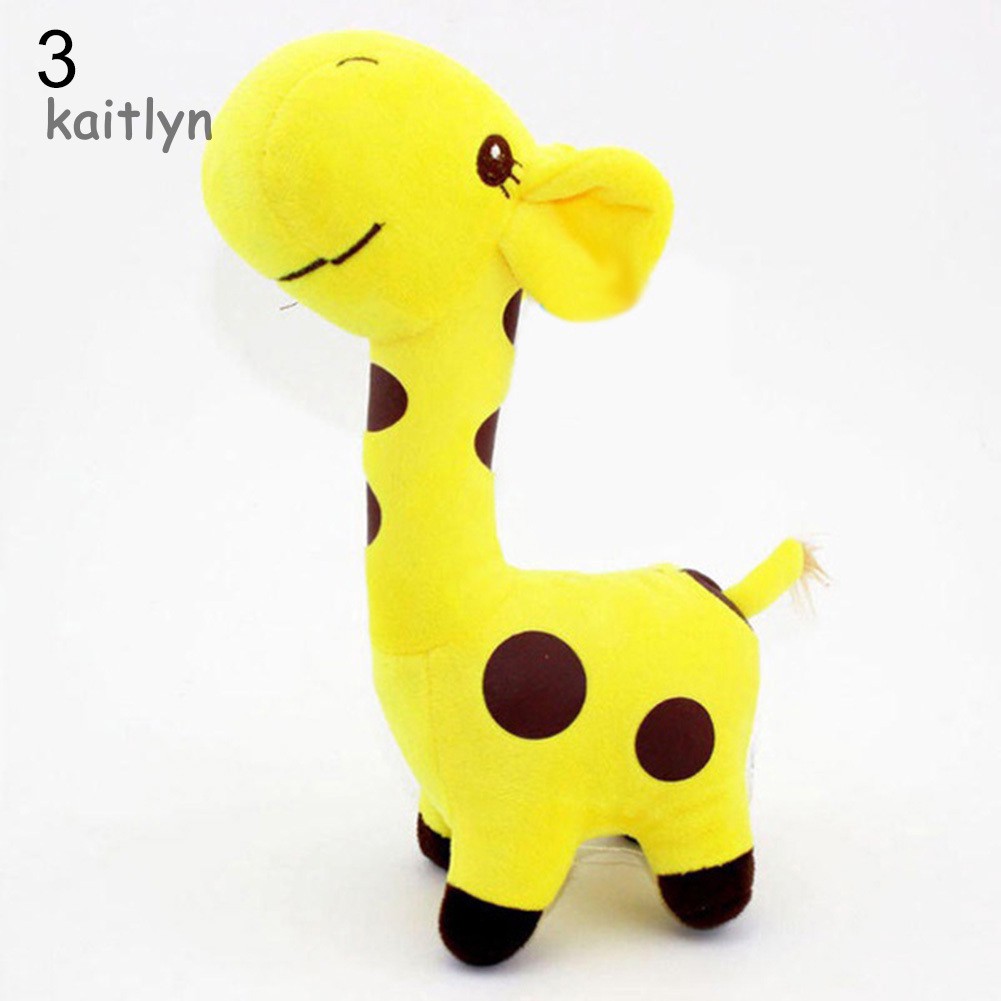 Boneka Plush Model Kartun Binatang Jerapah Lucu Ukuran 12cm