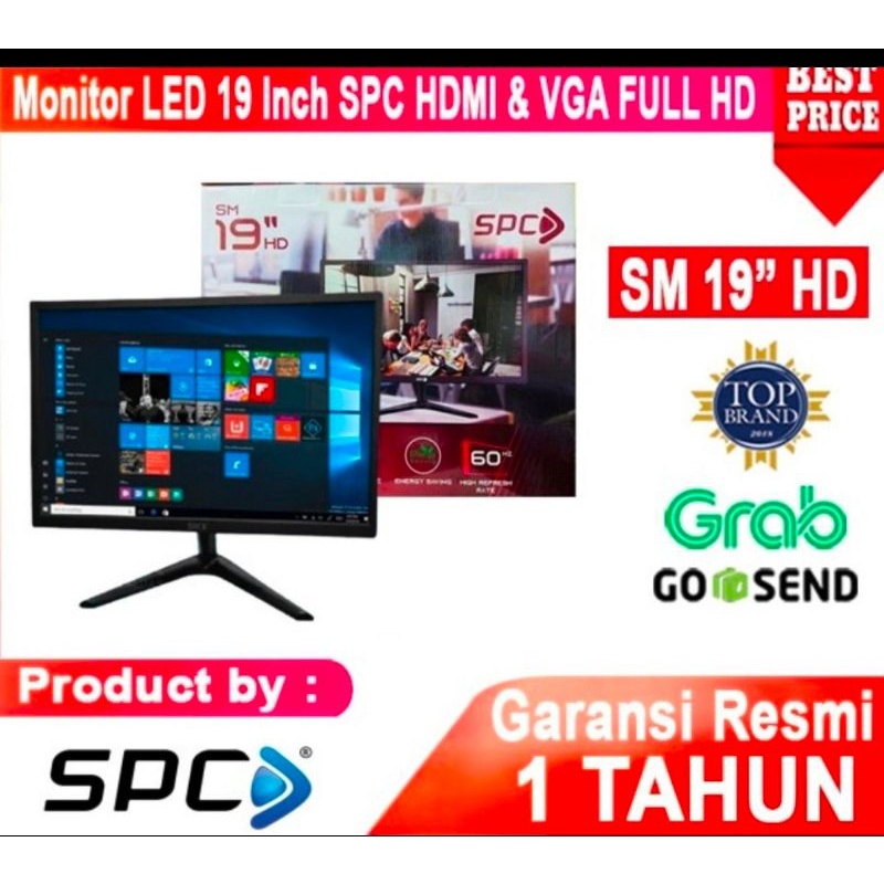 LED MONITOR SPC 19 INCH HDMI VGA