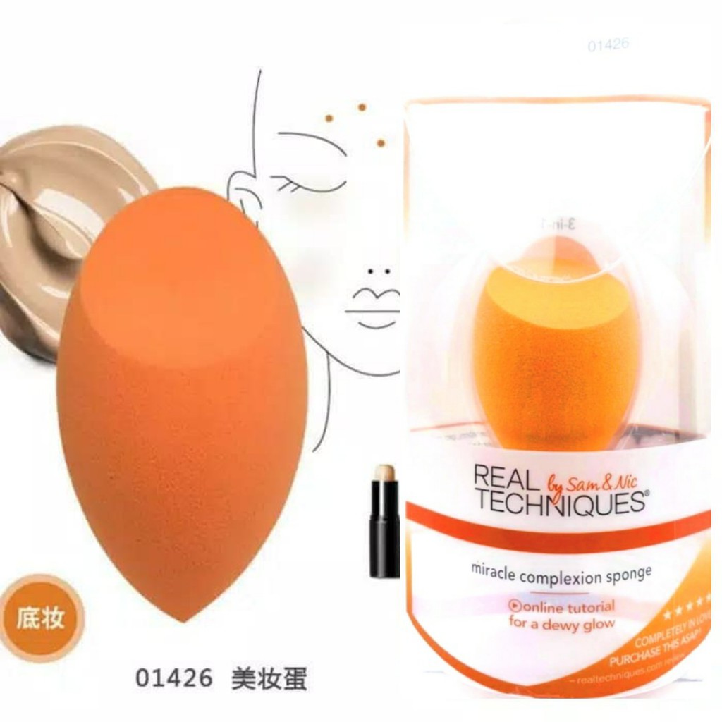 Beauty Blender Real Techniques Sponge Ngembang Empuk