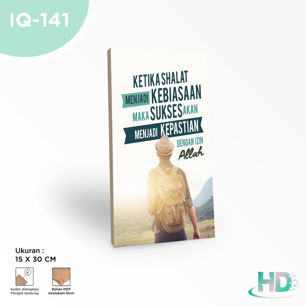 Produsen Hiasan Dinding Poster Kayu Islami Quotes  Dekorasi  