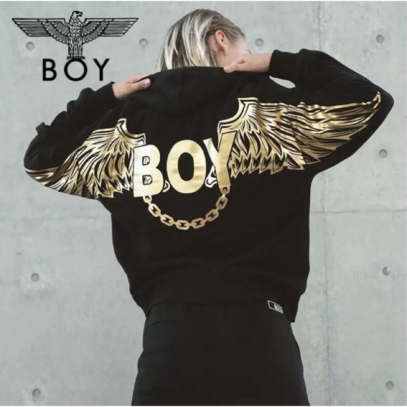 BOY14 SWEATER HOODIE BOY LONDON IMPORT PRIA WANITA ASIA EROPA KOREA AMERIKA INGGRIS