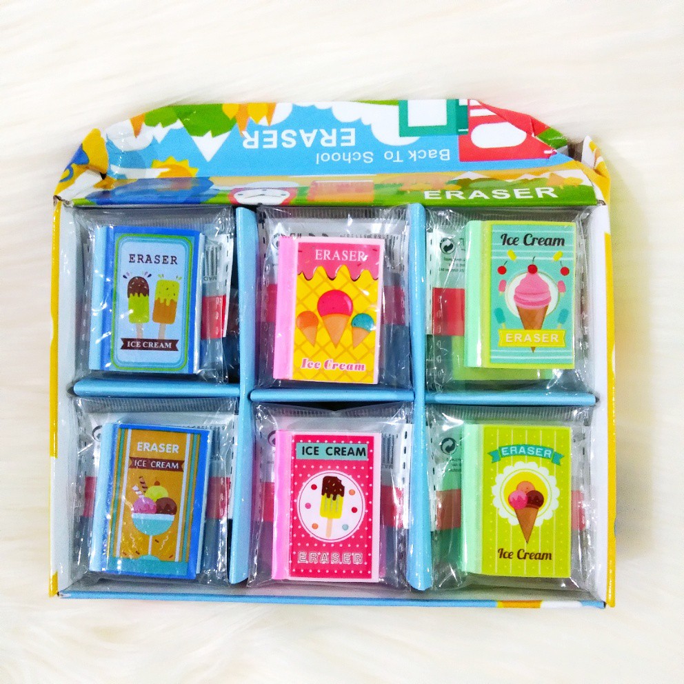 

Penghapus Motif Ice Cream /Eraser Yatai H-336