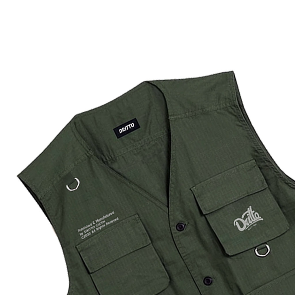 DRITTORONZIO Vest - Nazio Rompi/Vest Unisex - Army