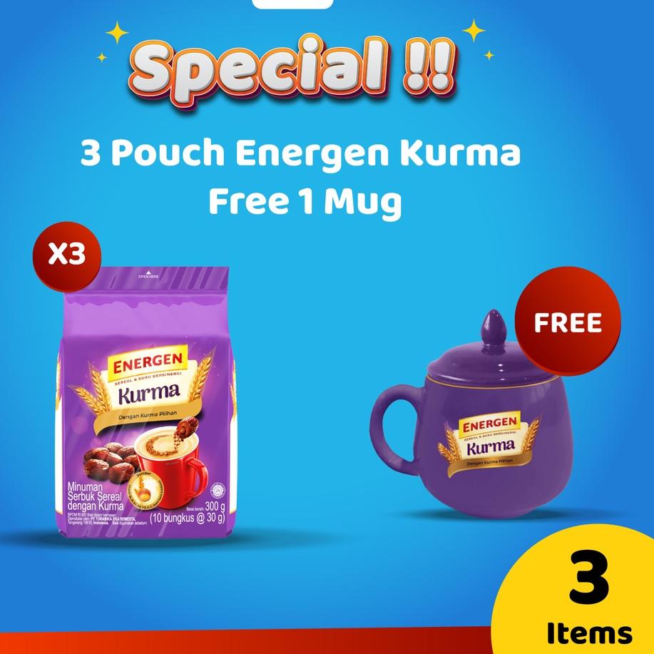 

M7P 3 Pouch Energen Kurma Free 1 Mug .,