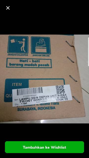 lampu sen depan/ Front winker Assy n-max