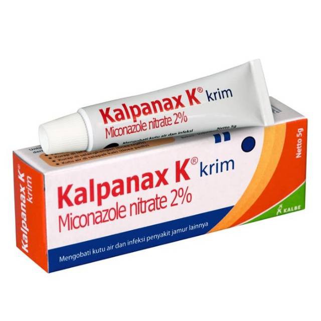 Kalpanax K Krim - Miconazole Nitrate 2% (MENGOBATI KUTU AIR, JAMUR)