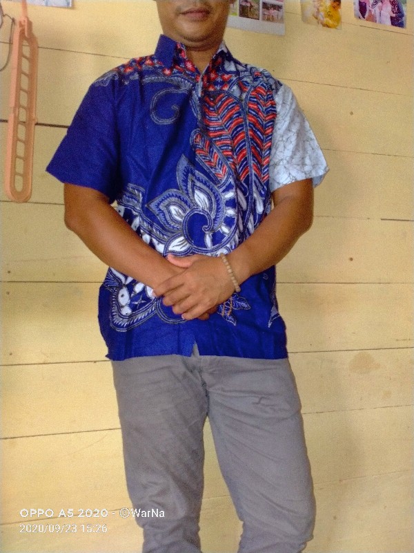 Kemeja Batik Lengan Panjang Batik  Danabrata Pria Motif Songket Hijau Kode 031 M L Xl Xxl Regular