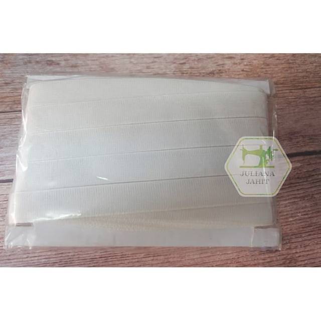 Karet elastis 1,5cm m karet kolor / karet pinggang per roll