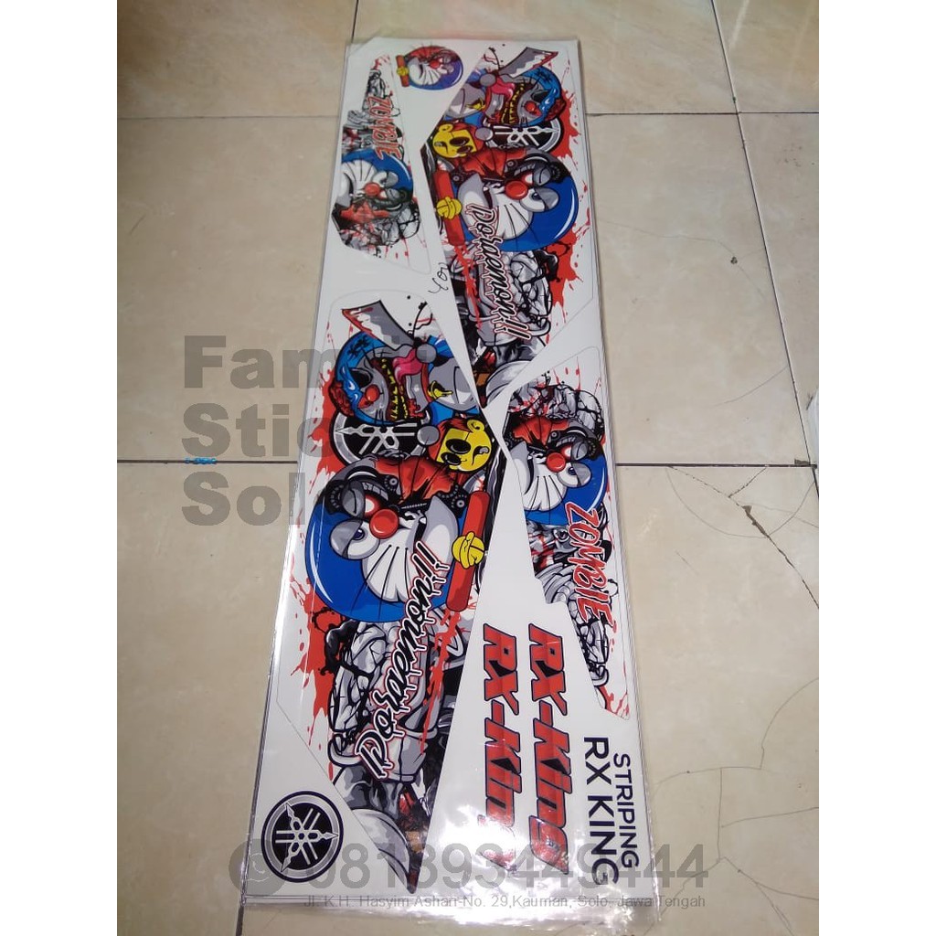 Jual Striping Yamaha RX King Variasi Stiker Sticker Motor Doraemon Indonesia Shopee Indonesia