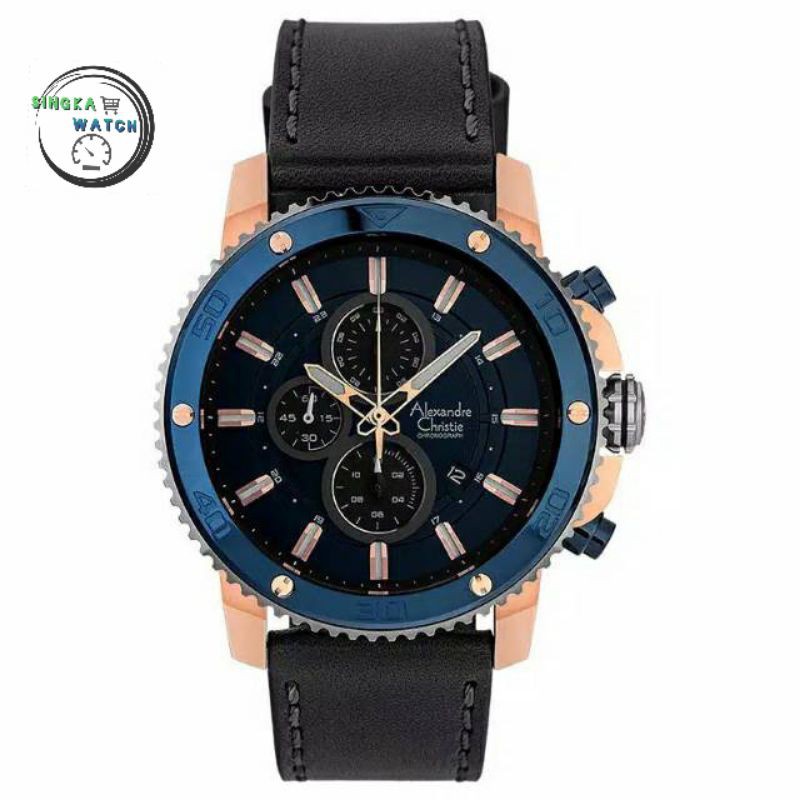 JAM TANGAN COWOK ALEXANDRE CHRISTIE AC ORI SERI 6509MC