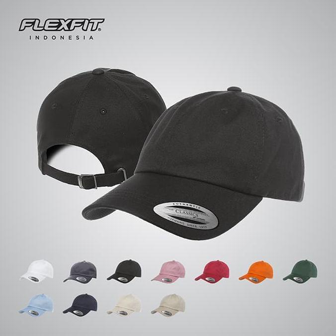 6245CM Low Profile Cotton Twill Dad Hat Topi Flexfit Yupoong