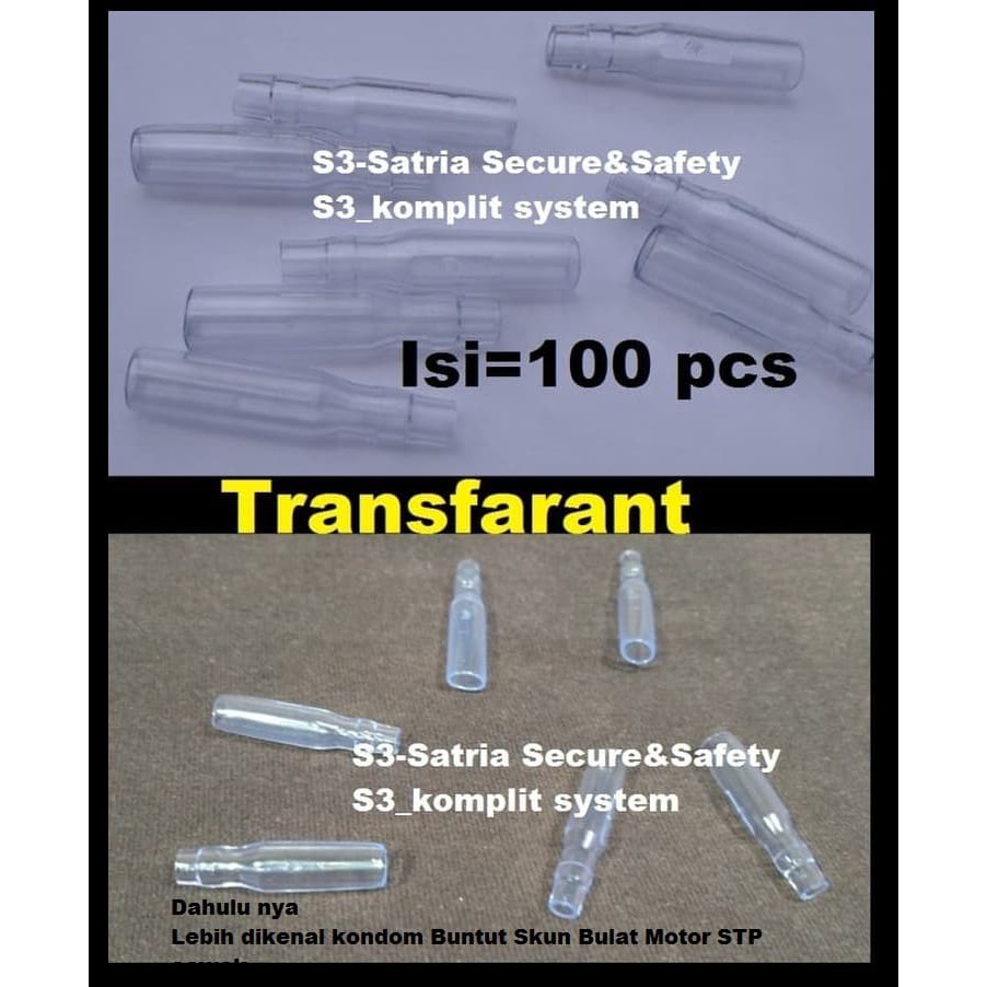 Isi 100 kondom Female Brass Terminal Bulat Skun Soket kabel Motor