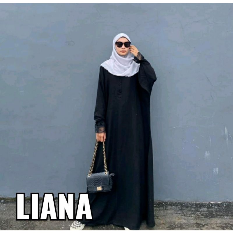 ABAYA LIANA ABAYA ARAB ABAYA DUBAI GAMIS REMAJA SIMPLE