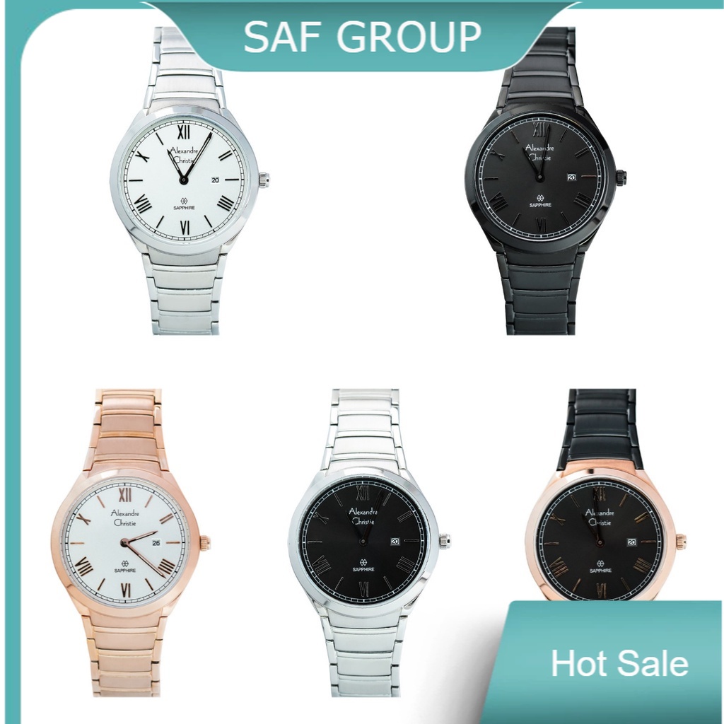 JAM TANGAN WANITA ALEXANDRE CHRISTIE AC 8561 / AC8561 SAPPHIRE ORIGINAL by plp
