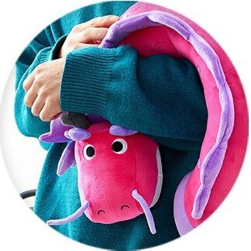 40cm Wishing Dragon Doll Movie Peripheral Cute Pillow Toys Girls Gift Neck Pendant PP Cotton