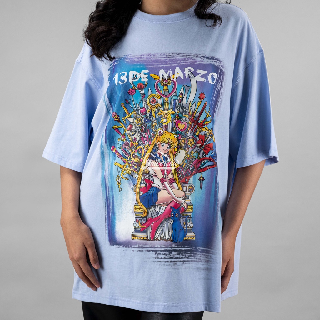 13 De Marzo Sailor Moon Blue Tee
