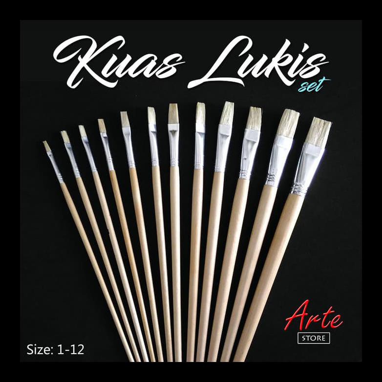 

UPDATE KUAS LUKIS SET ISI 12PCS PERALATAN MELUKIS TERLARIS DAN MURAH