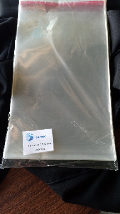 Plastik Opp Seal Tebal 13 X 21,5cm Cocok Untuk Niqab