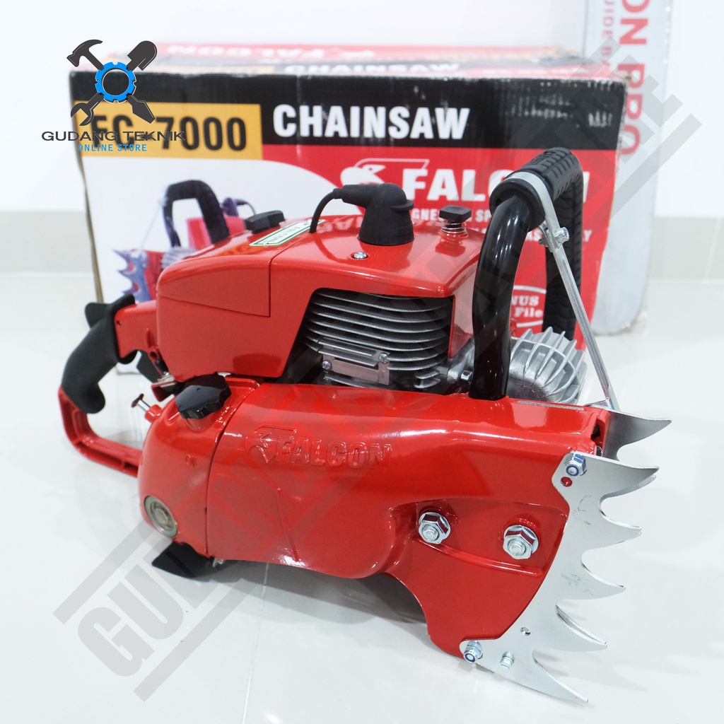 Chainsaw 36&quot; SL7000 Pro FALCON 2Tak / Mesin Gergaji Kayu Chainsaw Bar Laser 36 Inch SL 700 2T FALCON