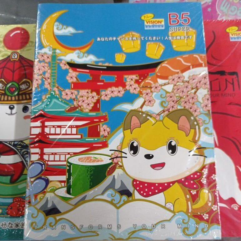 

✪ [1 pak] buku tulis campus 42 lembar isi 10 buku/ vision B5 big boss 36 isi 6 buku ヵ
