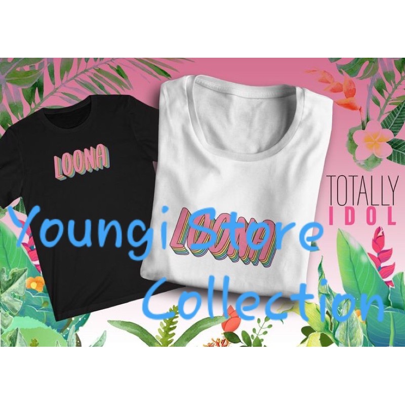 BAJU KAOS TSHIRT LOONA FLYER KPOP IMPORT QUALITY
