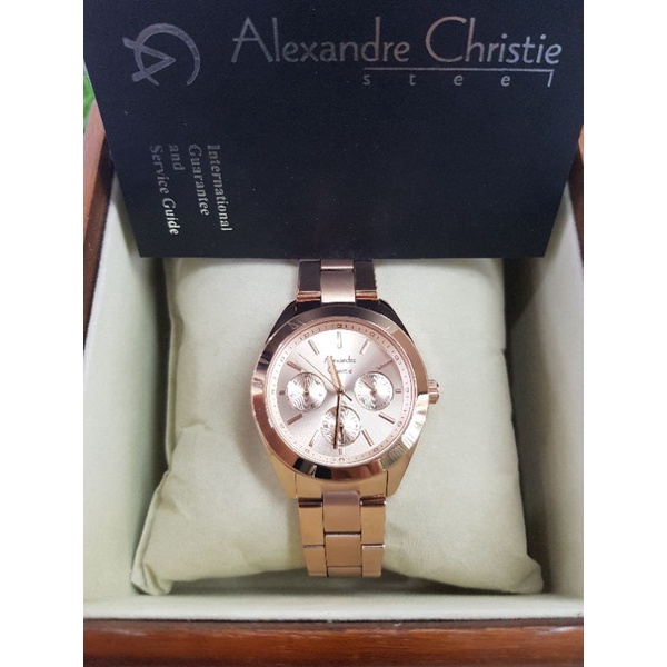 alexandre christie 2950bf rosegold wanita