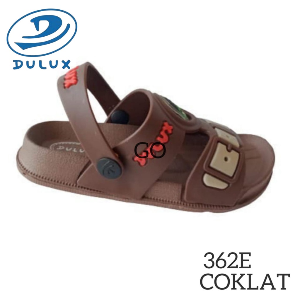 gof DULUX 362E HULK Sandal Selop Anak Laki Laki Tali Belakang Karakter