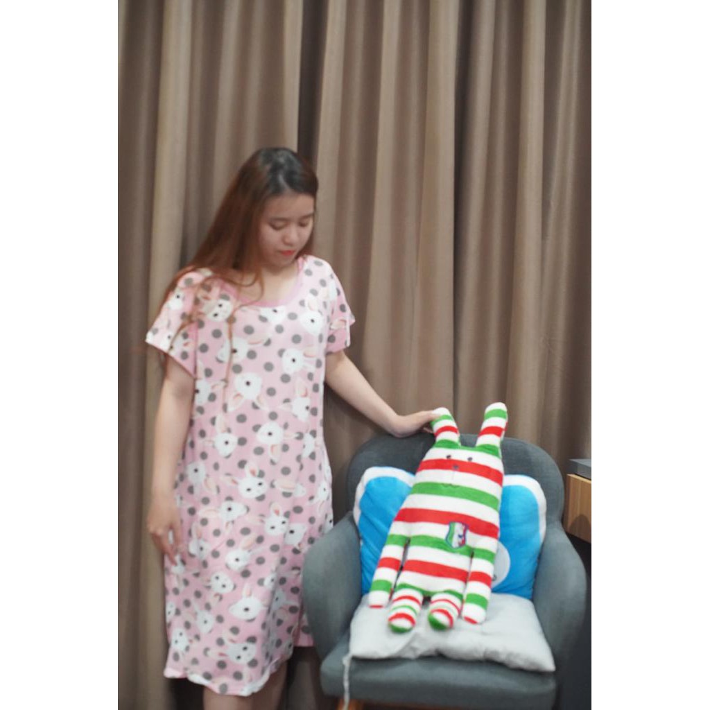 baju tidur wanita daster kelinci tosca rabbit