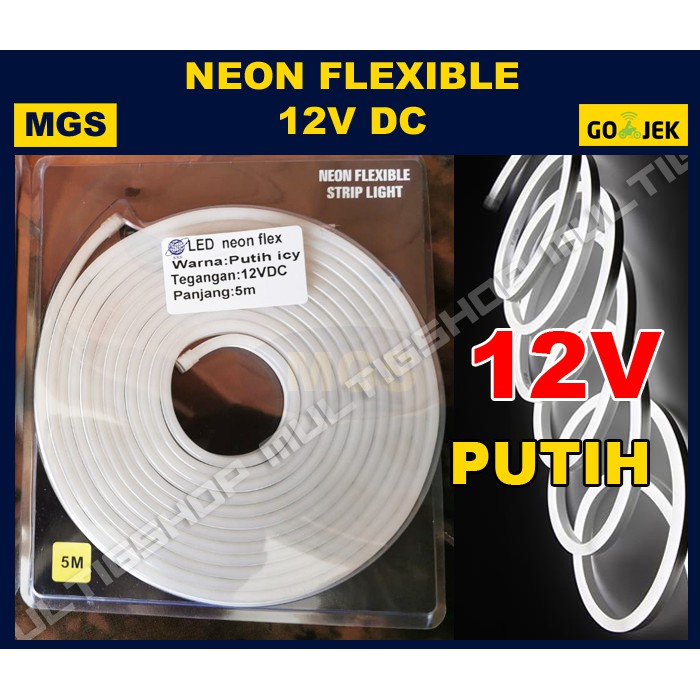 LED Neon Flex 12v Putih