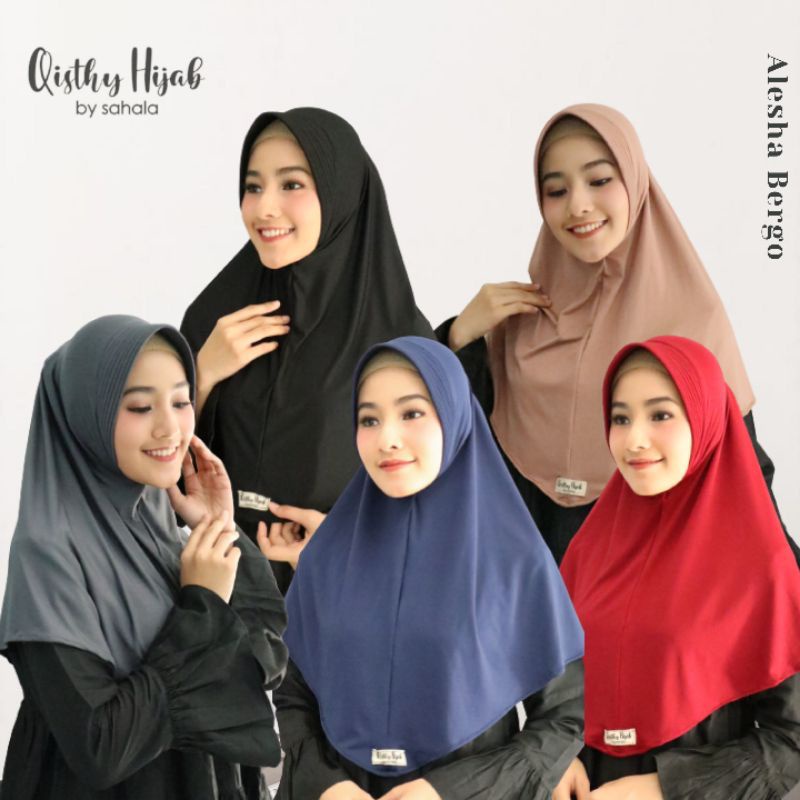 BERGO PED POLOS / HIJAB INSTAN POLOS PED ORI ARJUNA HIJAB