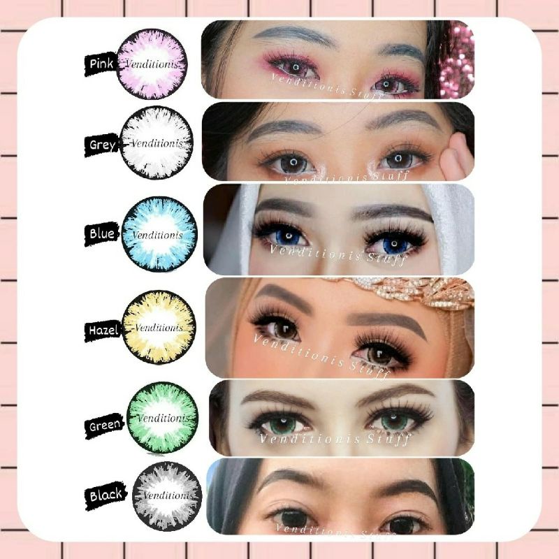 Softlens Ice N8 - Softlens Viral - Softlens N8 Normal s/d Minus 10 - Softlens Una