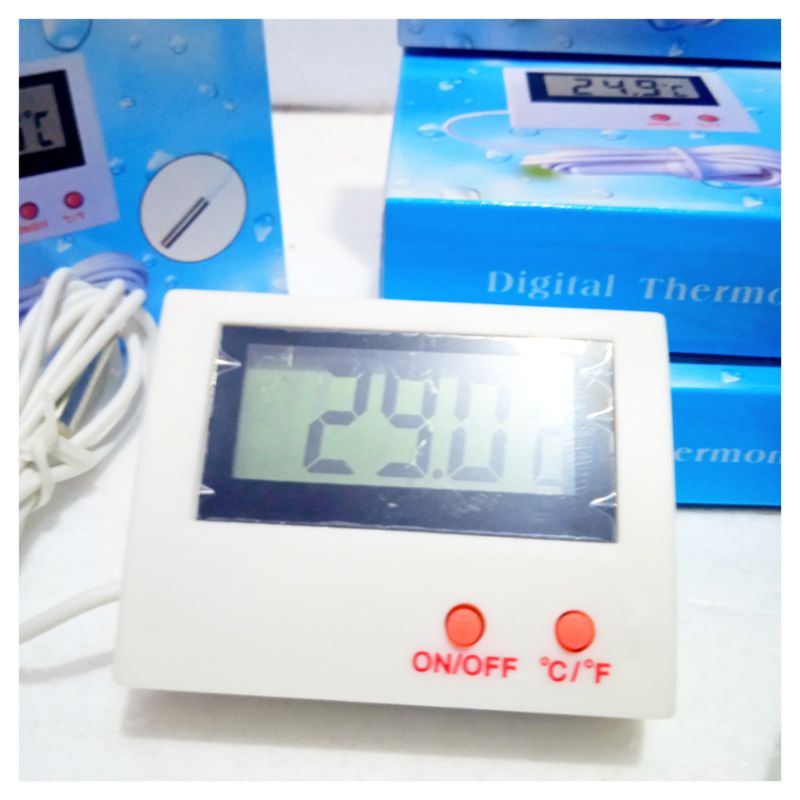 DIGITAL THERMOMETER/THERMOMETER DIGITAL Untuk Aquarium, kulkas, frezzer,dll