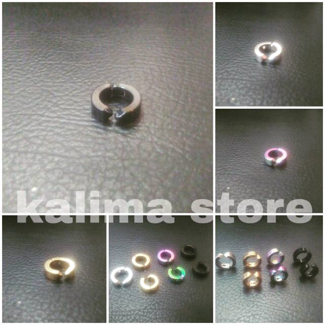 Anting jepit cowok Anting jepit palsu tanpa tindik Anting unisex