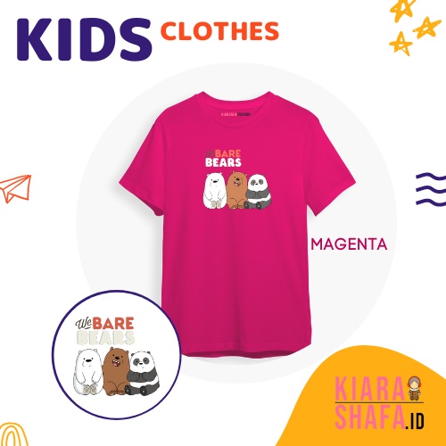 Kiarashafa - Baju Anak / Kaos Anak We bare bears