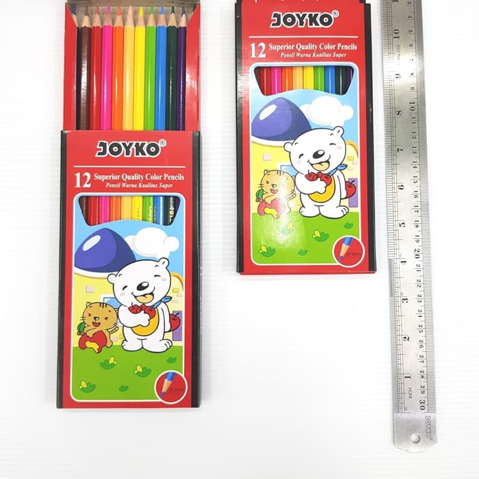 

Pensil Warna Panjang Color Pencil 12 Warna JOYKO