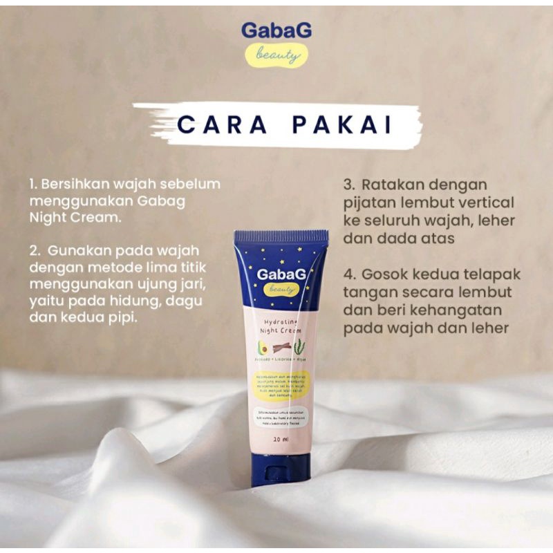 Gabag Beauty Hydrating Night Cream 20ml