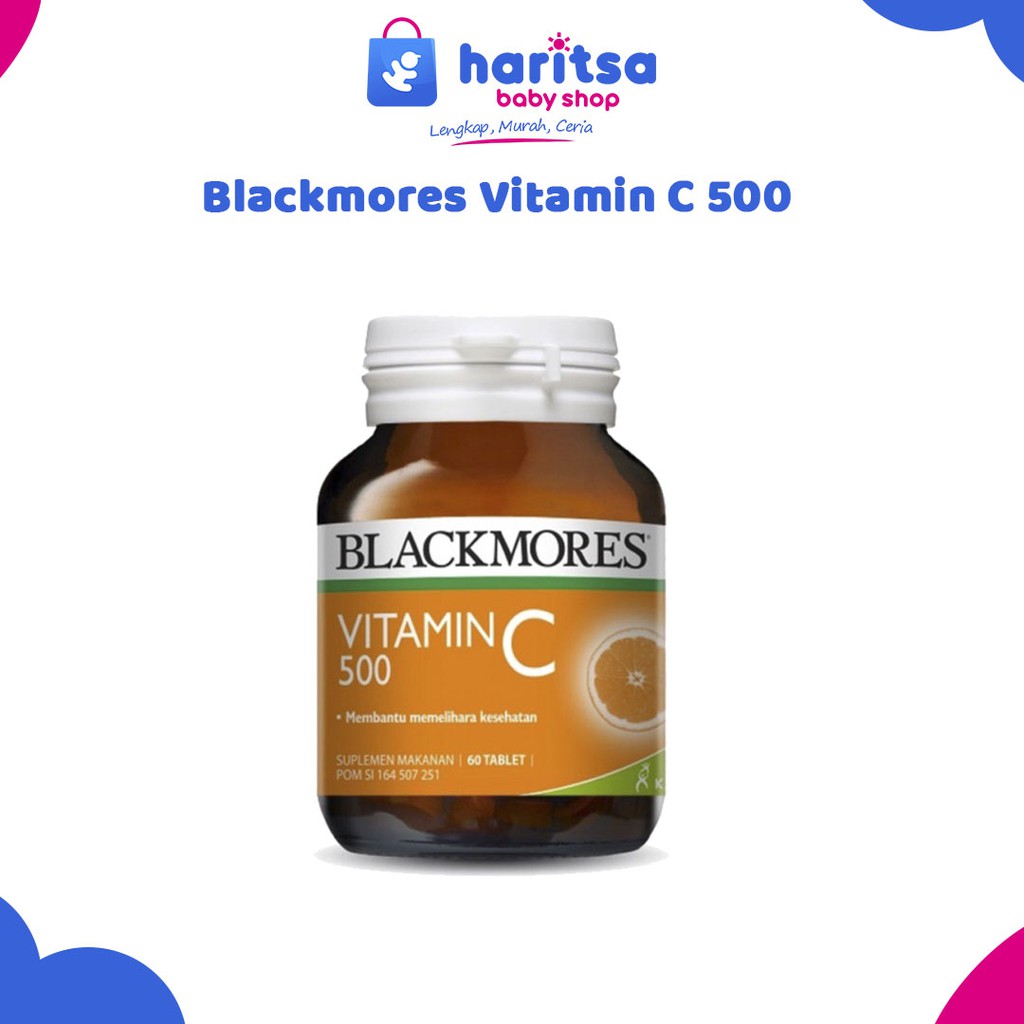 Blackmores Vitamin C 500Mg (60 Tablet) / Suplemen Daya Tahan Tubuh / Vit C