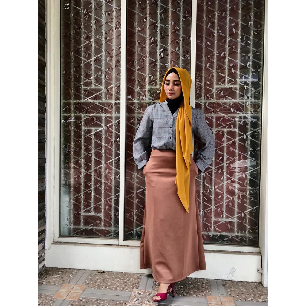 [ALLSIZE] PREMIUM Rok span Line A Rok span kerja wanita kantor/rok wiron wanita office/formal casual