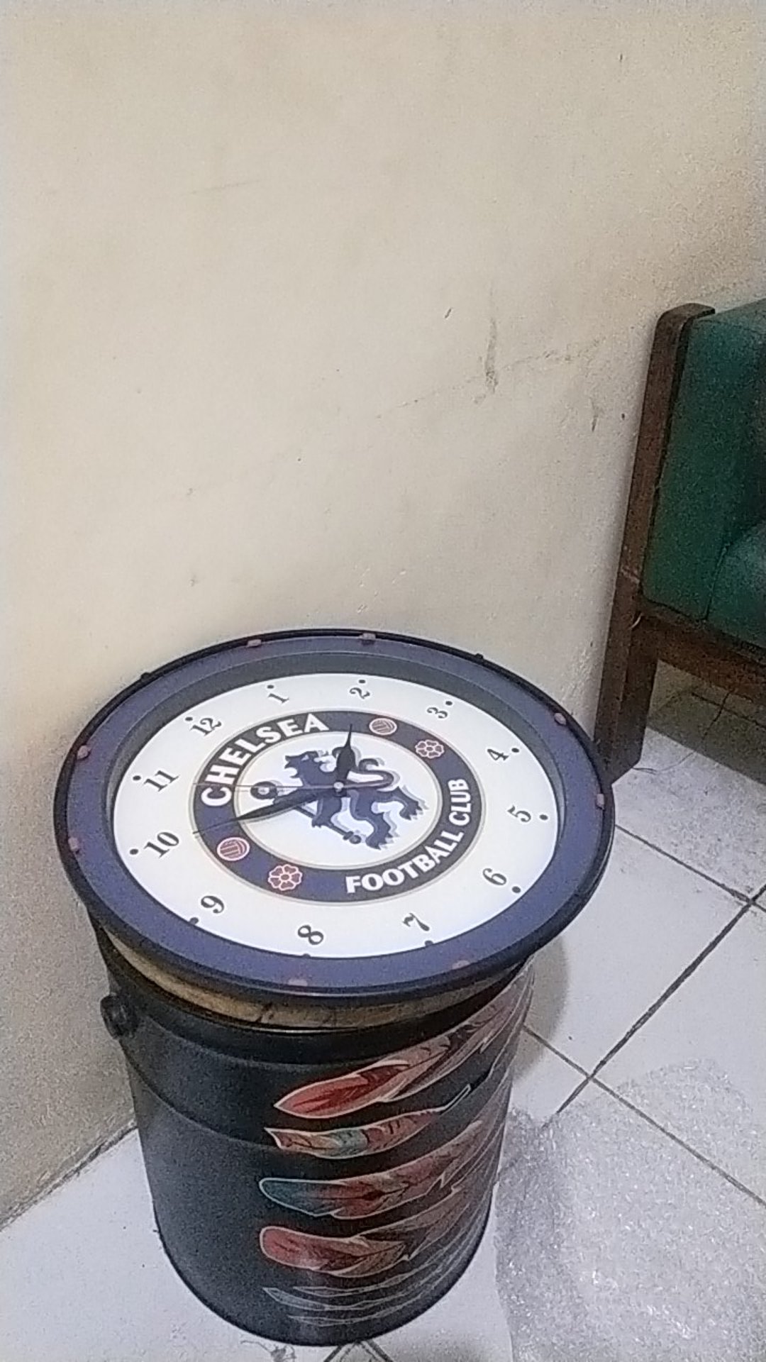 Jam Dinding Esa 334 Bola With Sweep Movement Diameter 33cm Bagus/best Seller