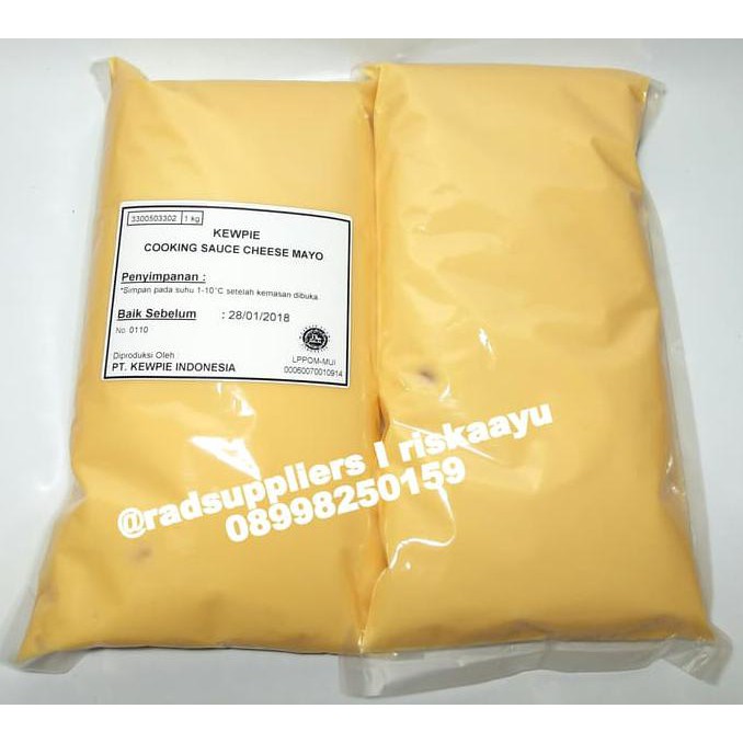 

Mmbon645- Kewpie Cheese Mayo 1Kg, Mayo Cheese Japan Terbaik!! 968C